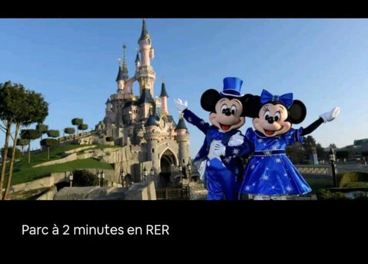Sweet Appartement Disneyland Paris Parking 300M Station Val D'Europe Chessy  Luaran gambar